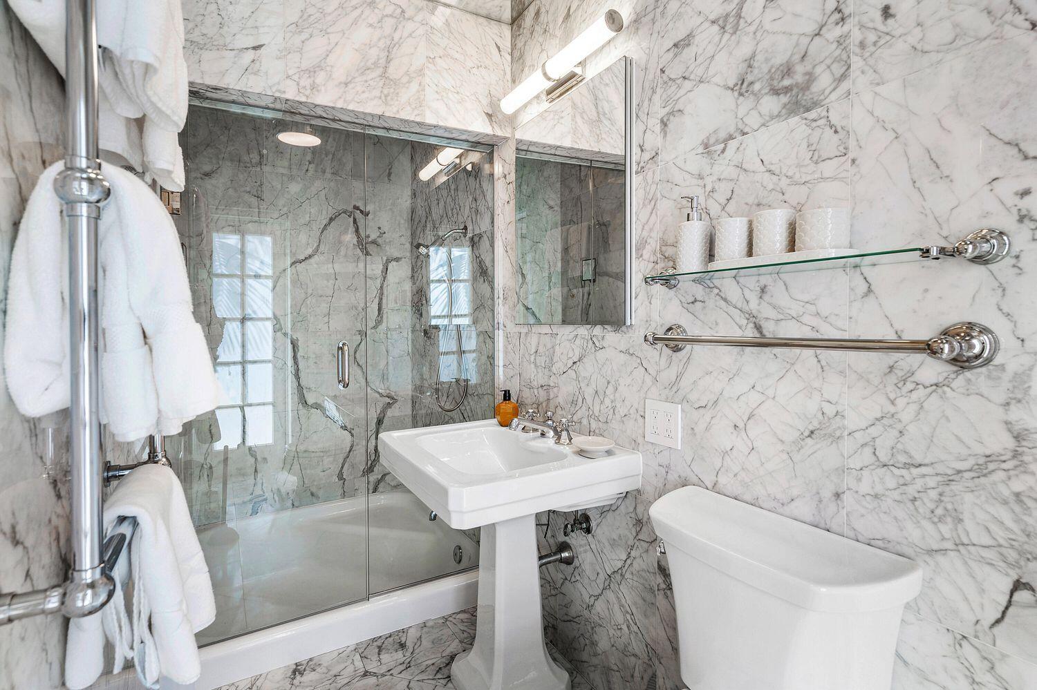 162 Peruvian Avenue Palm Beach, FL 33480 - Photo 25 of 41 a bathroom with a sink toilet and shower