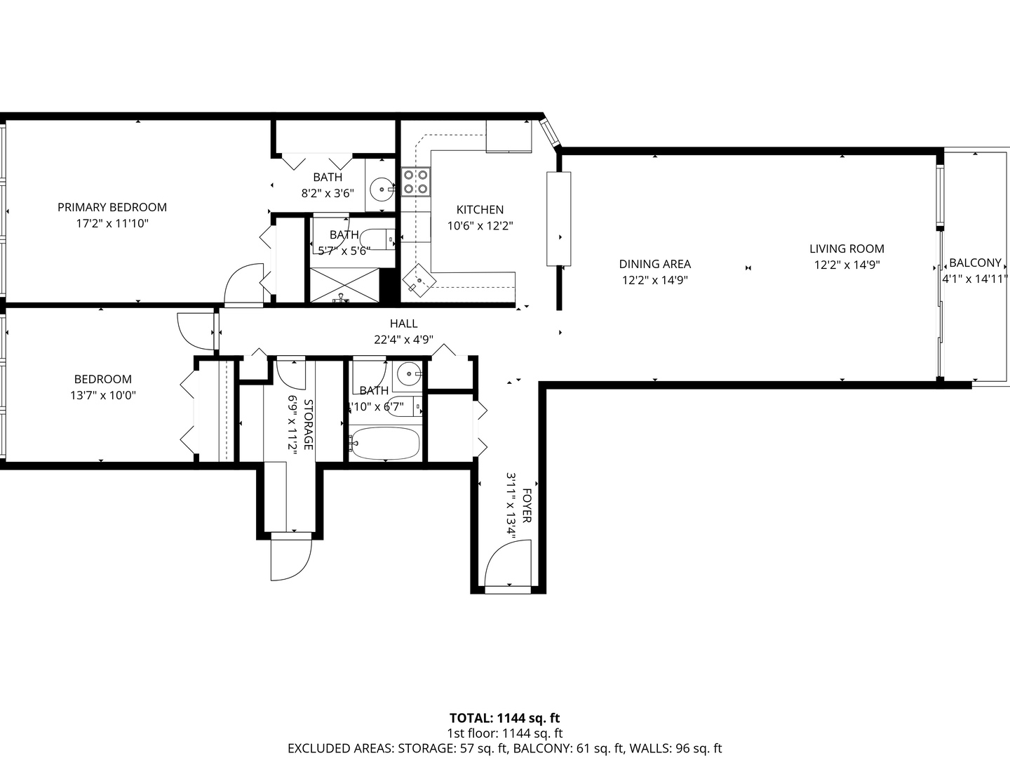 3150 North Sheridan Road, Unit 14A Chicago, IL 60657 - Photo 25 of 31 a picture of a room with a white wall and a white wall