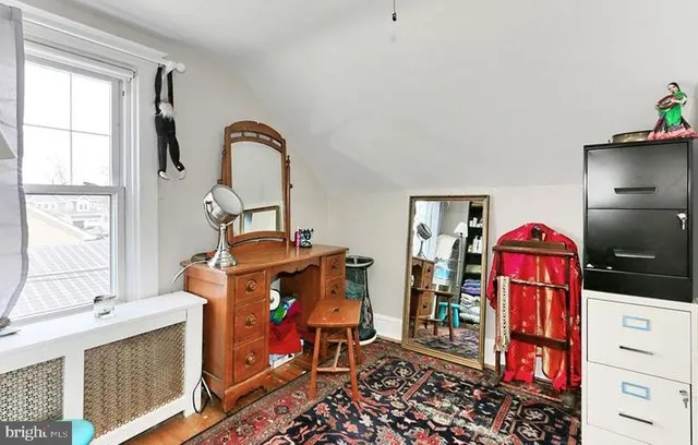 a room with gym equipment