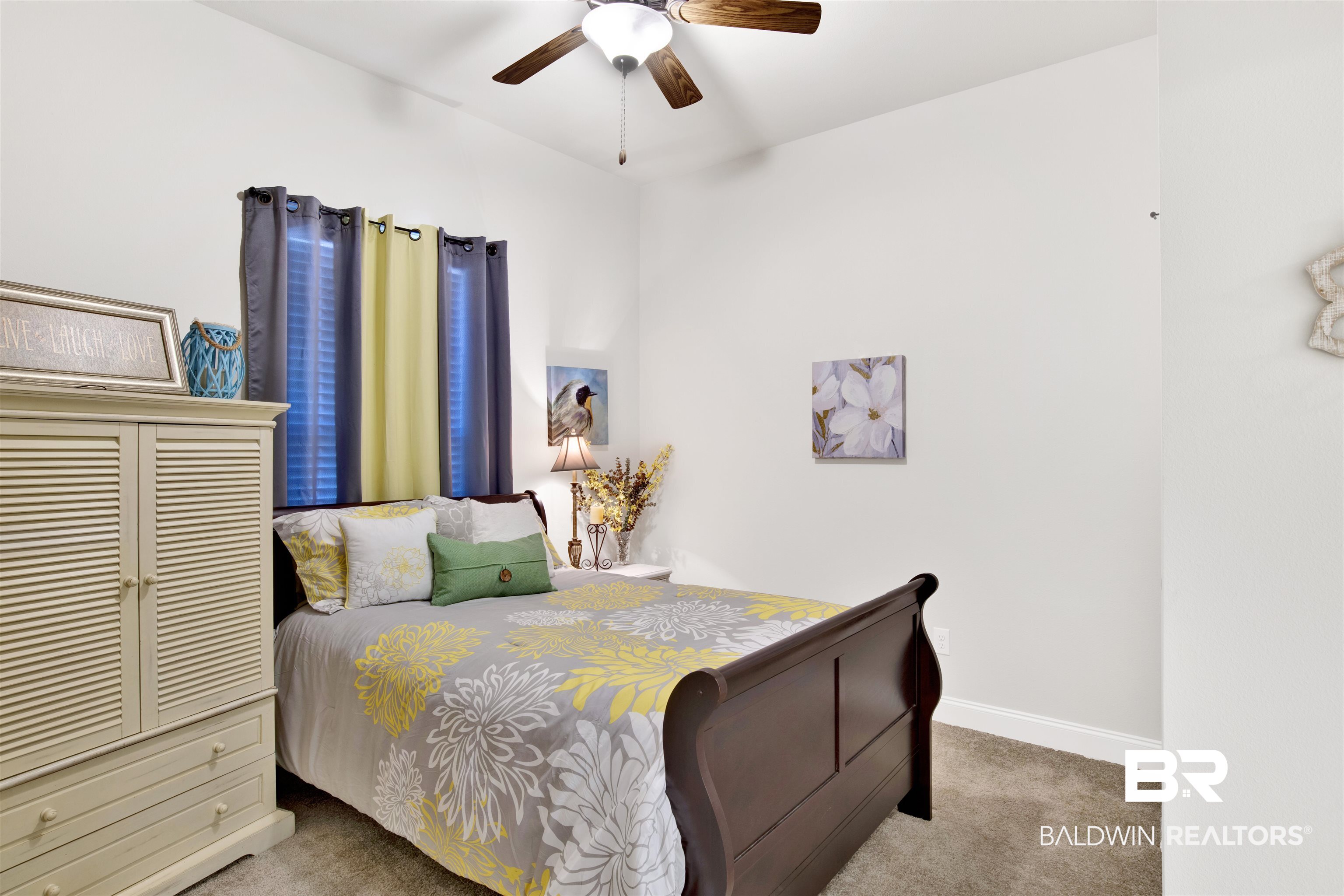 1406 Aldon Street Foley, AL 36535 - Photo 17 of 30 Bedroom 4 featuring ceiling fan and light carpet