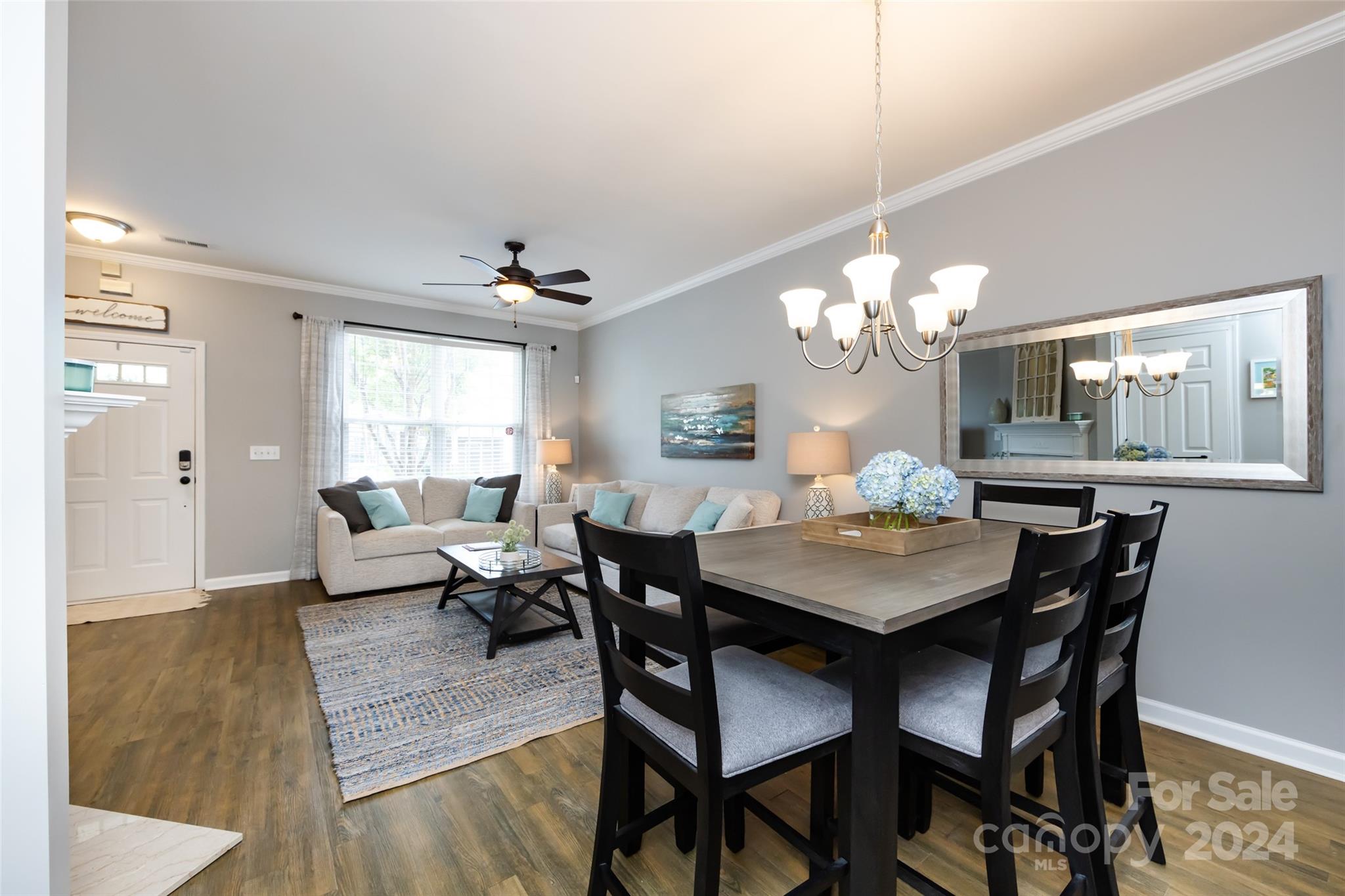 726 Shellstone Place Fort Mill, SC 29708 - Photo 8 of 31 a view of a dining room with furniture and chandelier