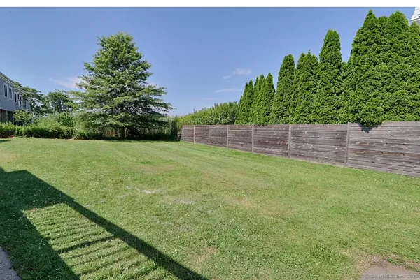 a view of a backyard with a garden