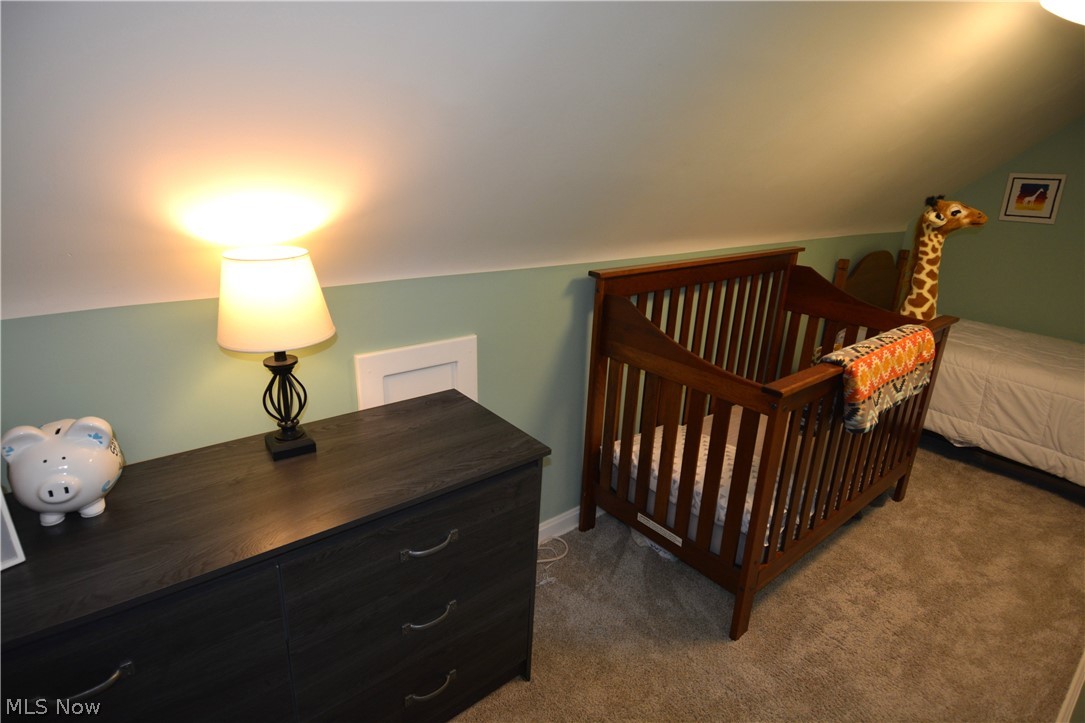 67 Medina Street Rittman, OH 44270 - Photo 19 of 26 Bedroom with lofted ceiling and carpet