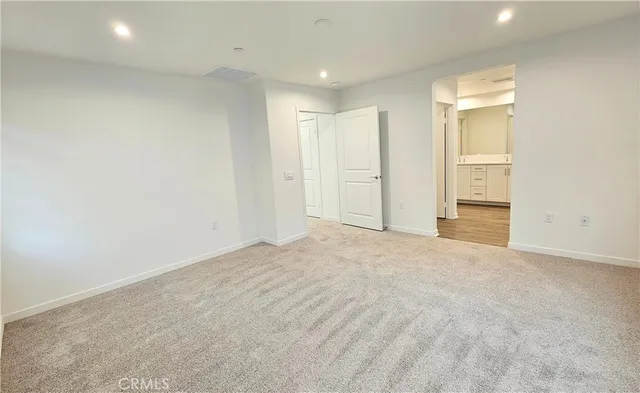 a view of an empty room