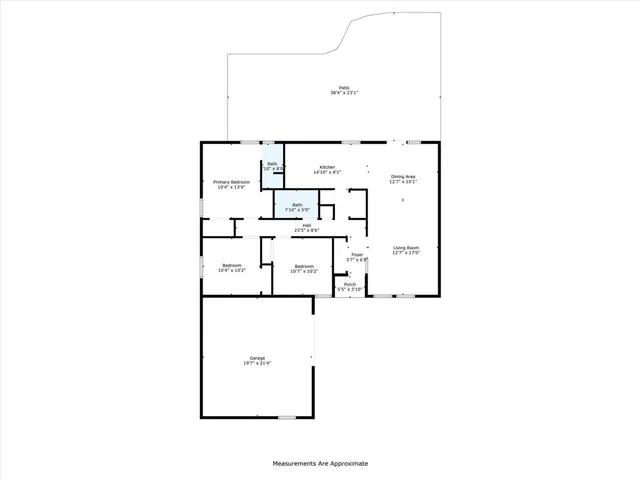 a picture of a bench in the window