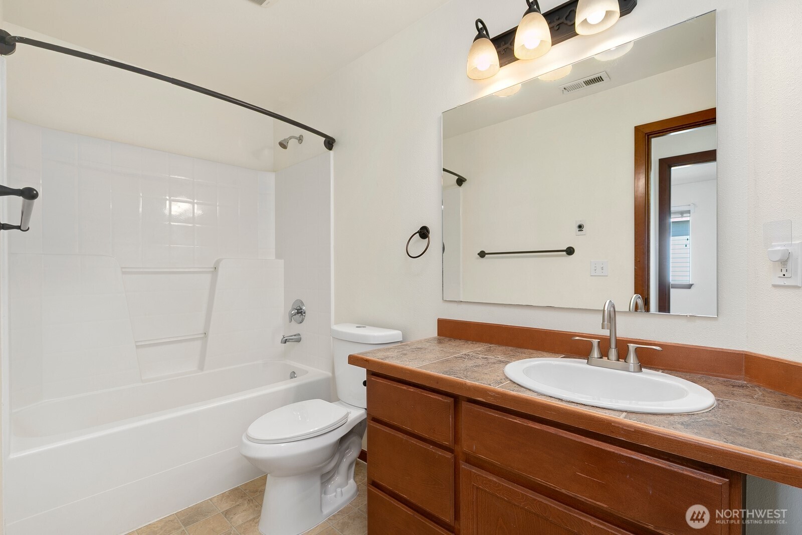 1132 Chestnut Street Everett, WA 98201 - Photo 18 of 24 a bathroom with a sink a toilet and shower