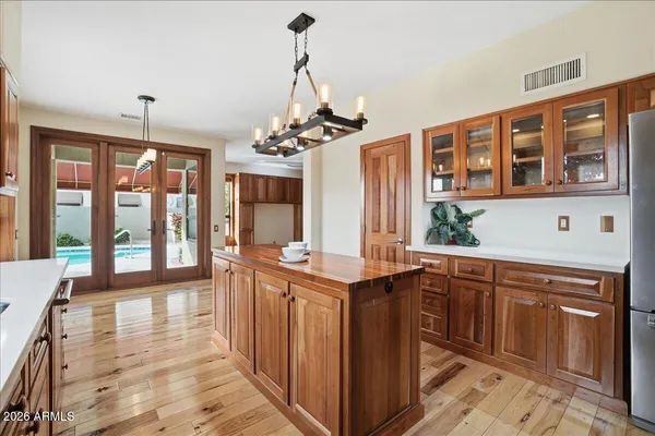 wooden floor in an empty room