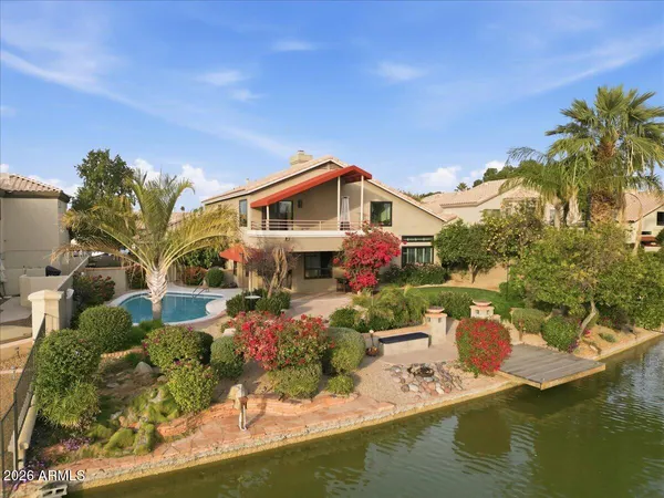 a view of a balcony with city view