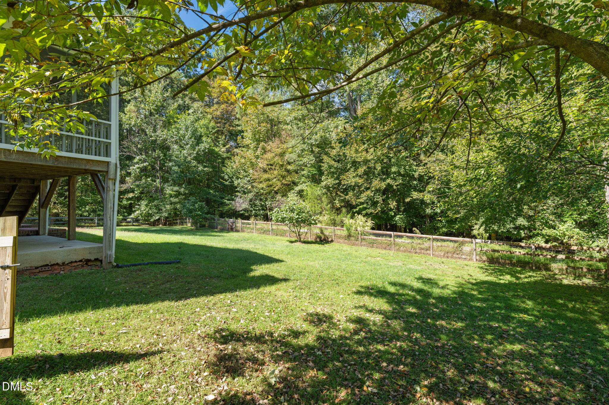 16 Quail Hunt Circle Durham, NC 27712 - Photo 48 of 61 a view of a yard with an trees