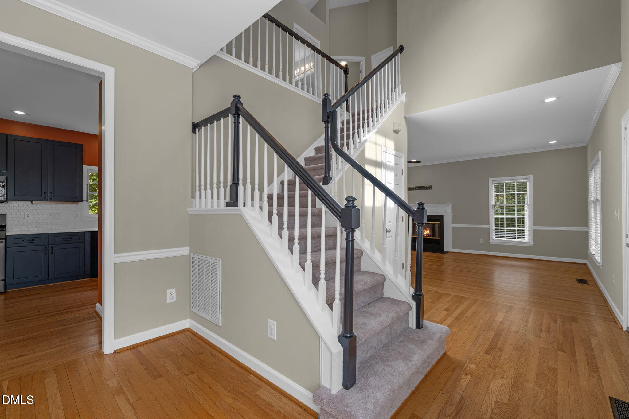 16 Quail Hunt Circle Durham, NC 27712 - Photo 7 of 61 a view of entryway and hall with wooden floor