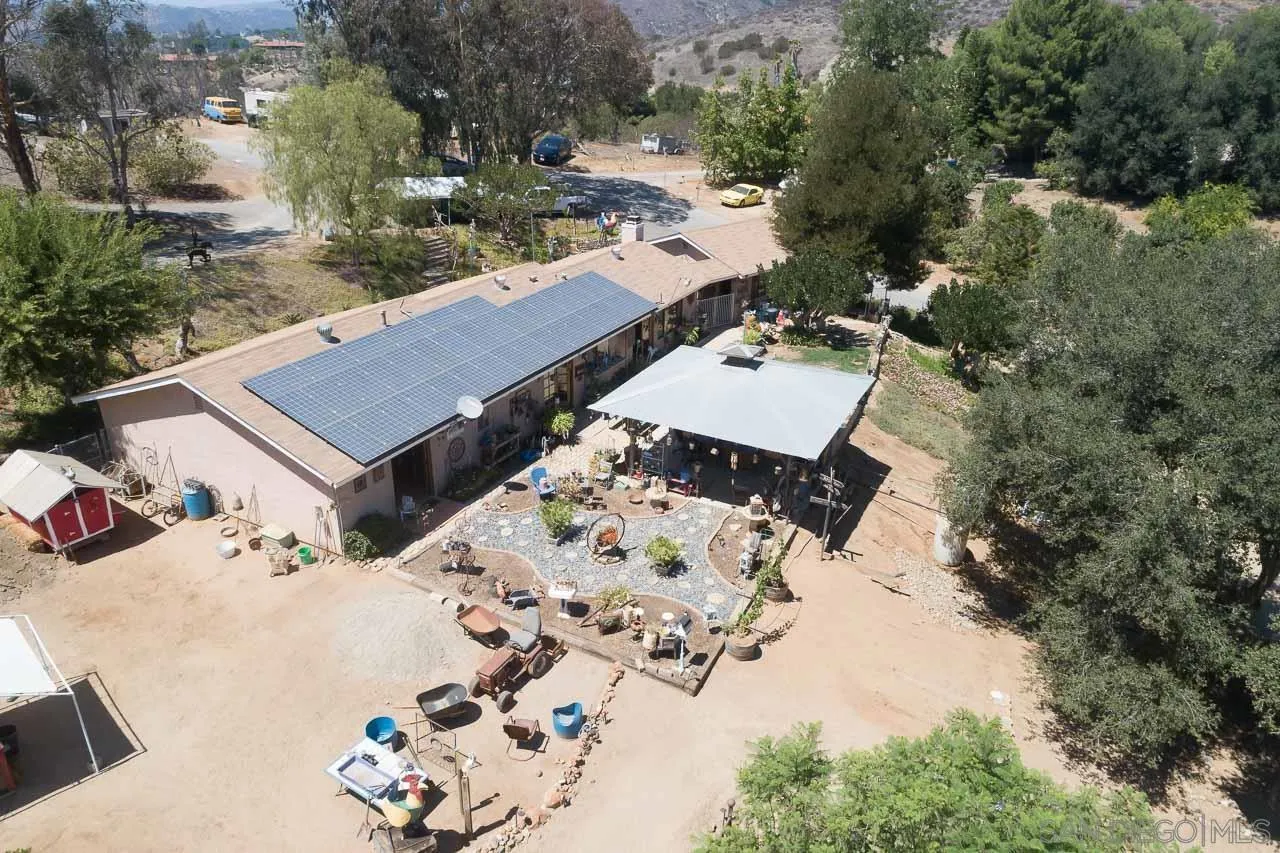 2029 Willow Glen Road Fallbrook, CA 92028 - Photo 46 of 46 an aerial view of a house with a yard