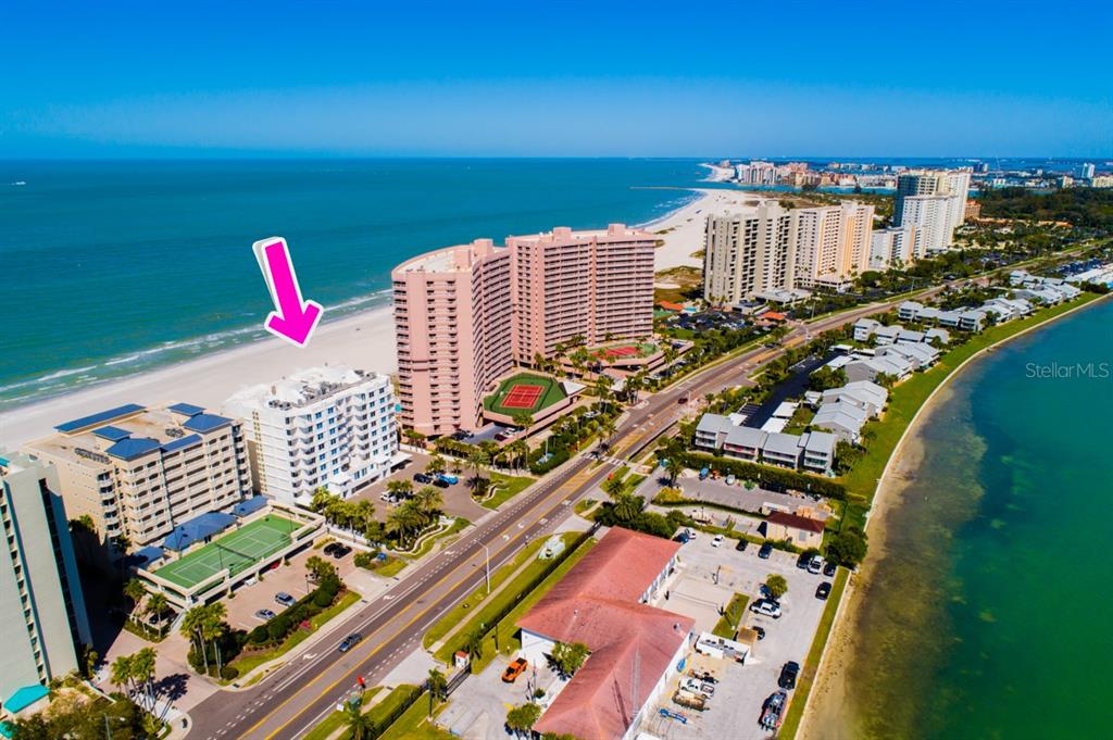 1350 Gulf Boulevard, Unit 901 Clearwater Beach, FL 33767 - Photo 14 of 63 an aerial view of a city