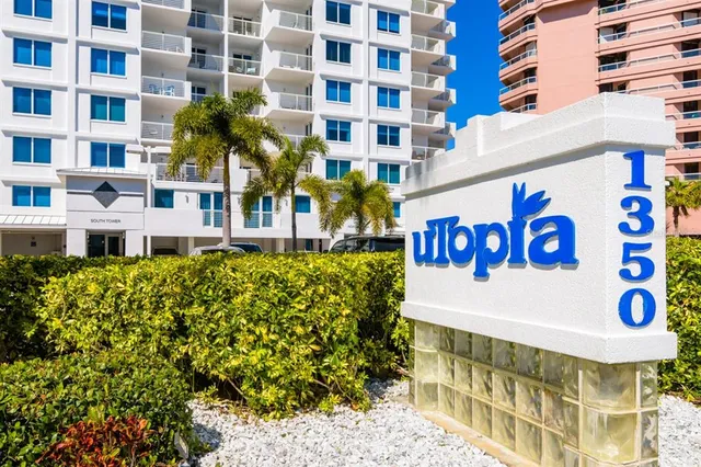 a view of a hallway with a flower pot