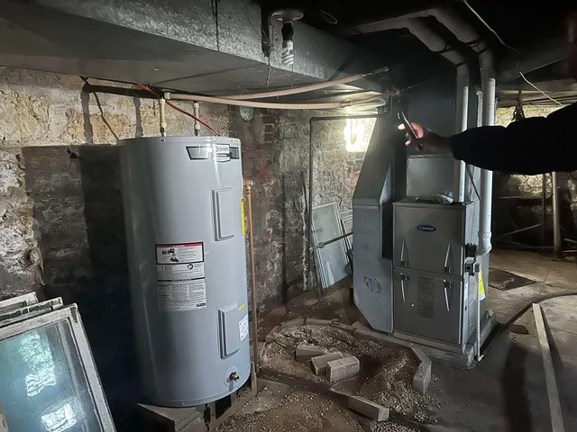a refrigerator freezer sitting inside of a kitchen