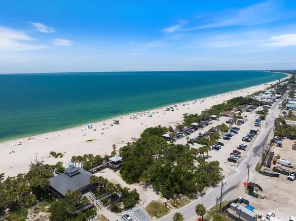 a view of an ocean and beach
