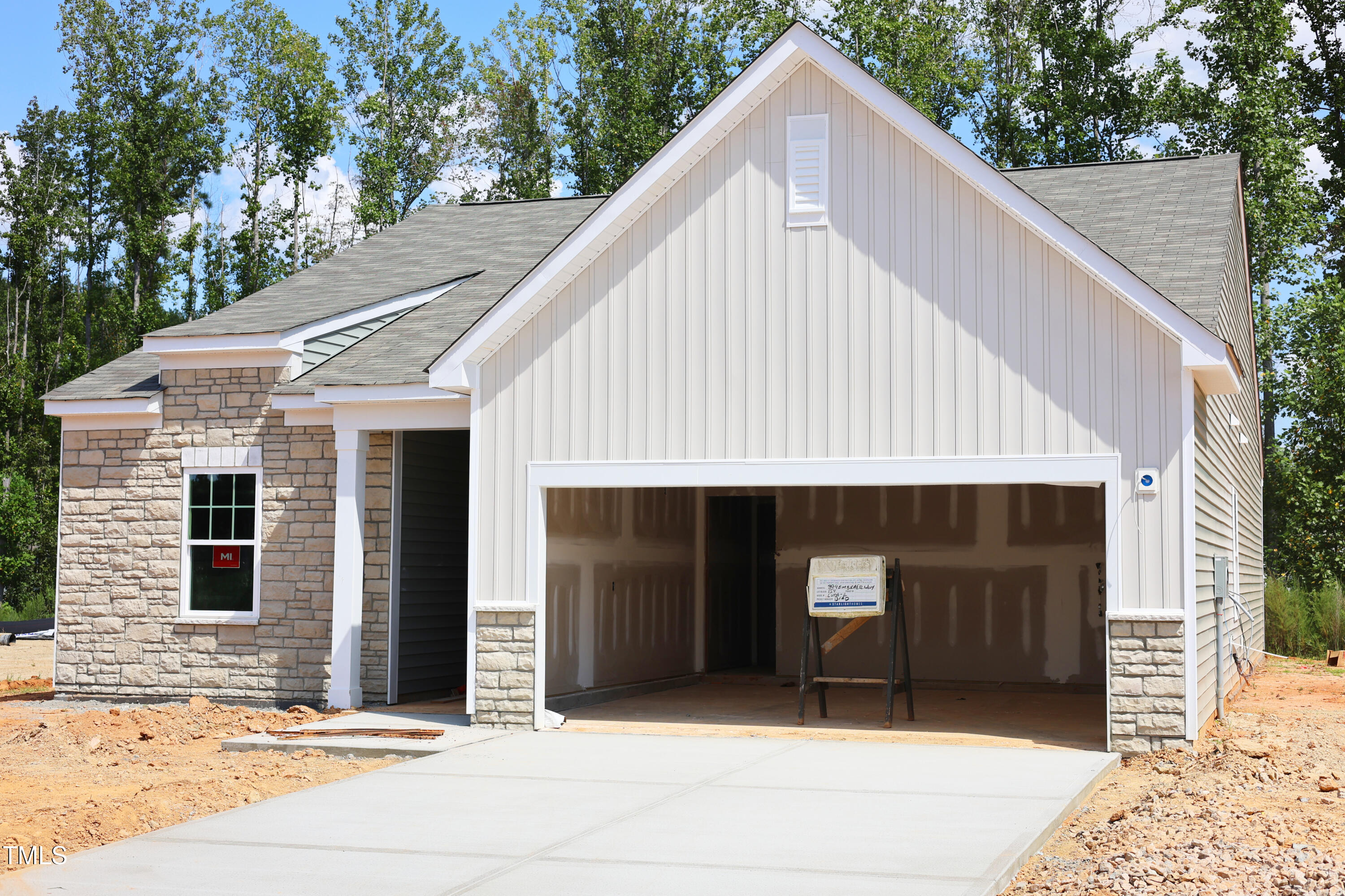 899 Embraer Way Spring Spring Hope, NC 27882 - Photo 42 of 43 a view of a house with a garage