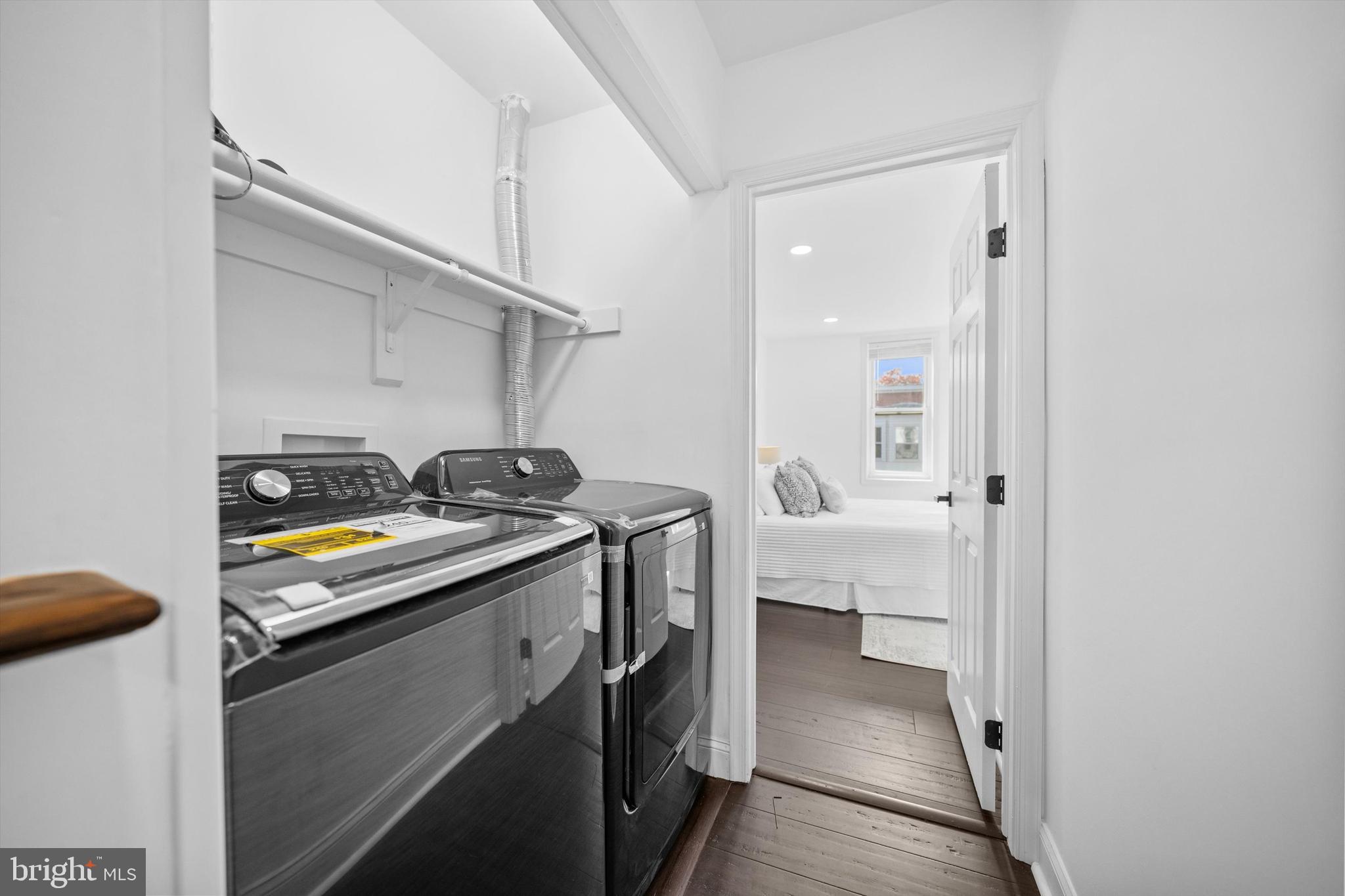 65 Bates Street Northwest Washington, DC 20001 - Photo 14 of 23 a utility room with dryer and washer