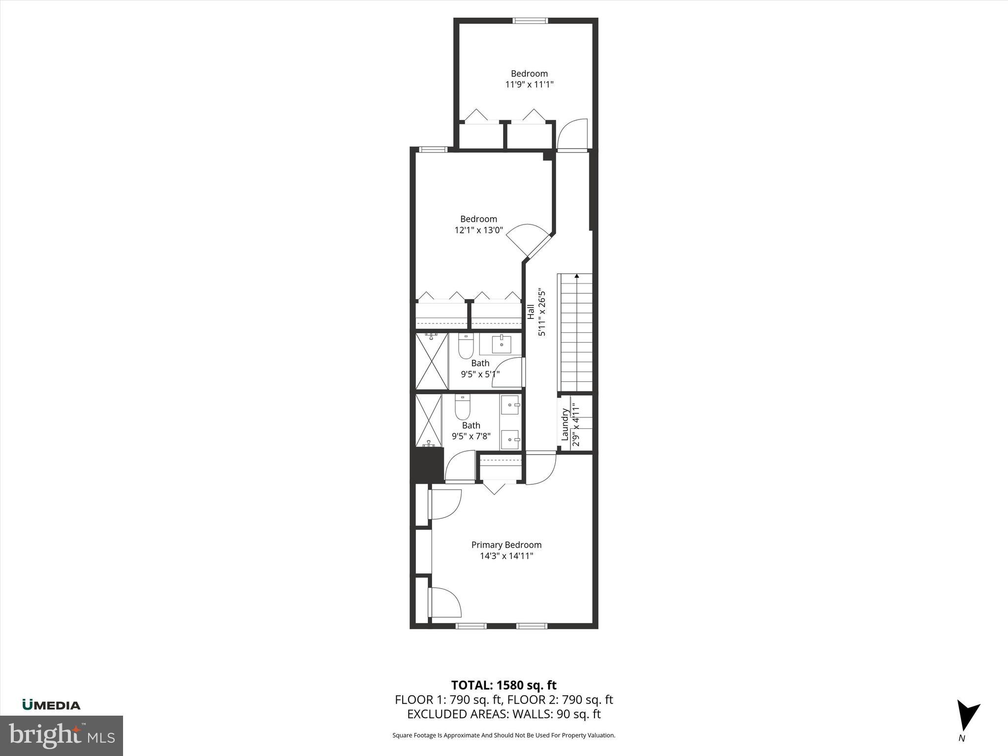 65 Bates Street Northwest Washington, DC 20001 - Photo 22 of 23 a picture of a floor plan