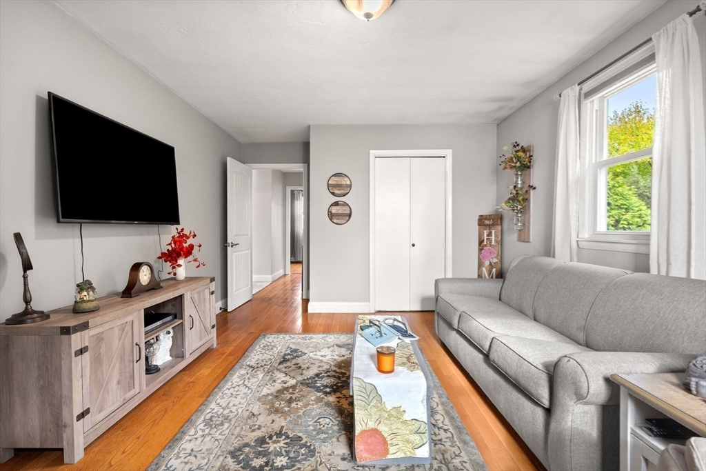 12 Dixfield Road Worcester, MA 01606 - Photo 20 of 42 a living room with furniture and a flat screen tv