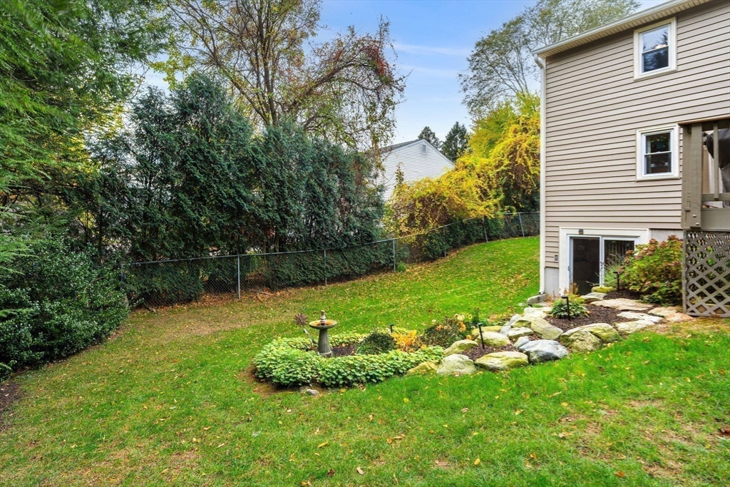 12 Dixfield Road Worcester, MA 01606 - Photo 35 of 42 a view of a house with a backyard
