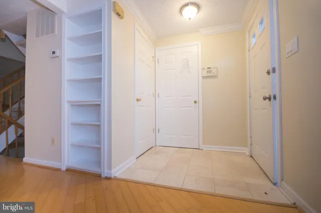 a view of an empty room