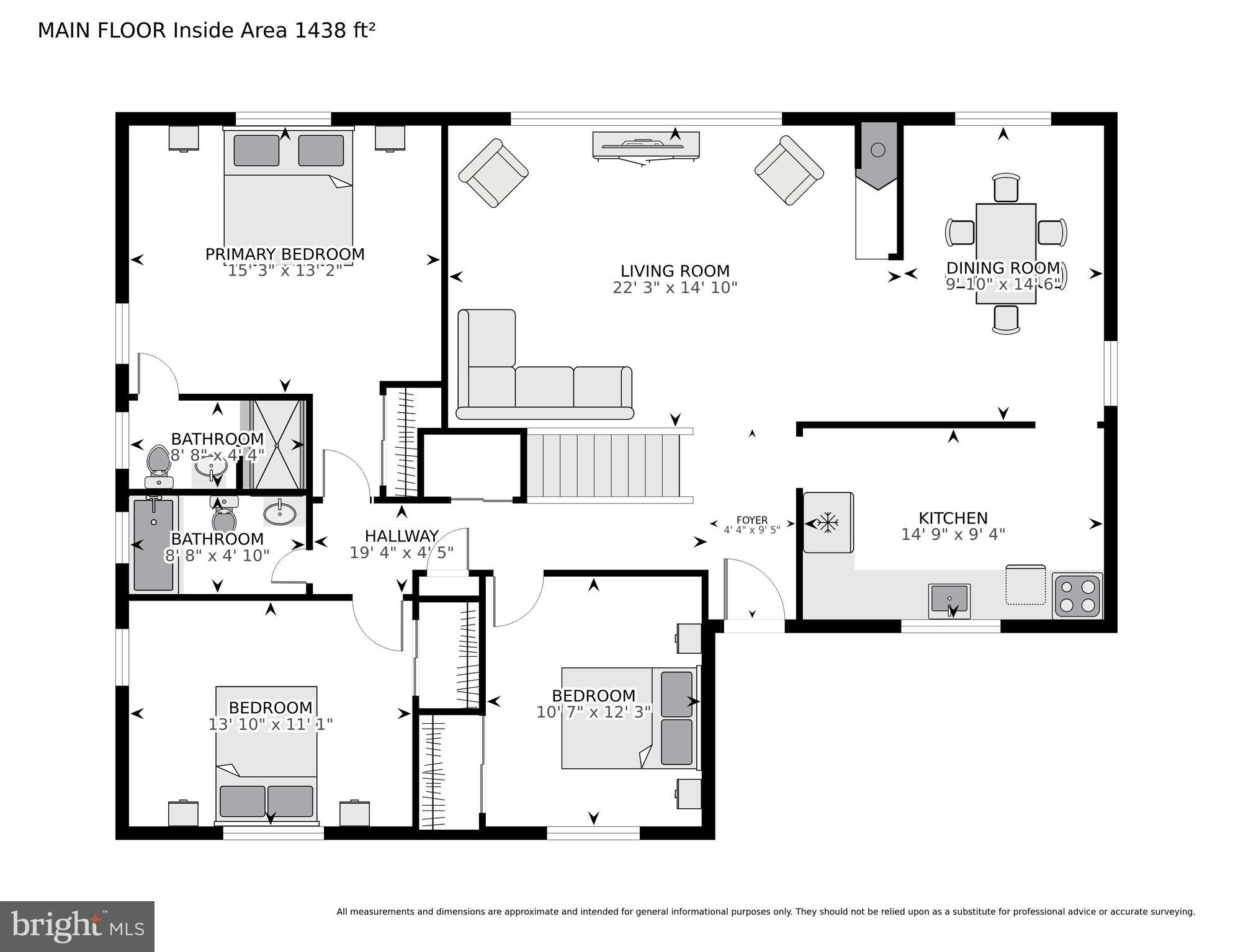 8717 Jones Mill Road Chevy Chase, MD 20815 - Photo 18 of 19 Floor Plan
