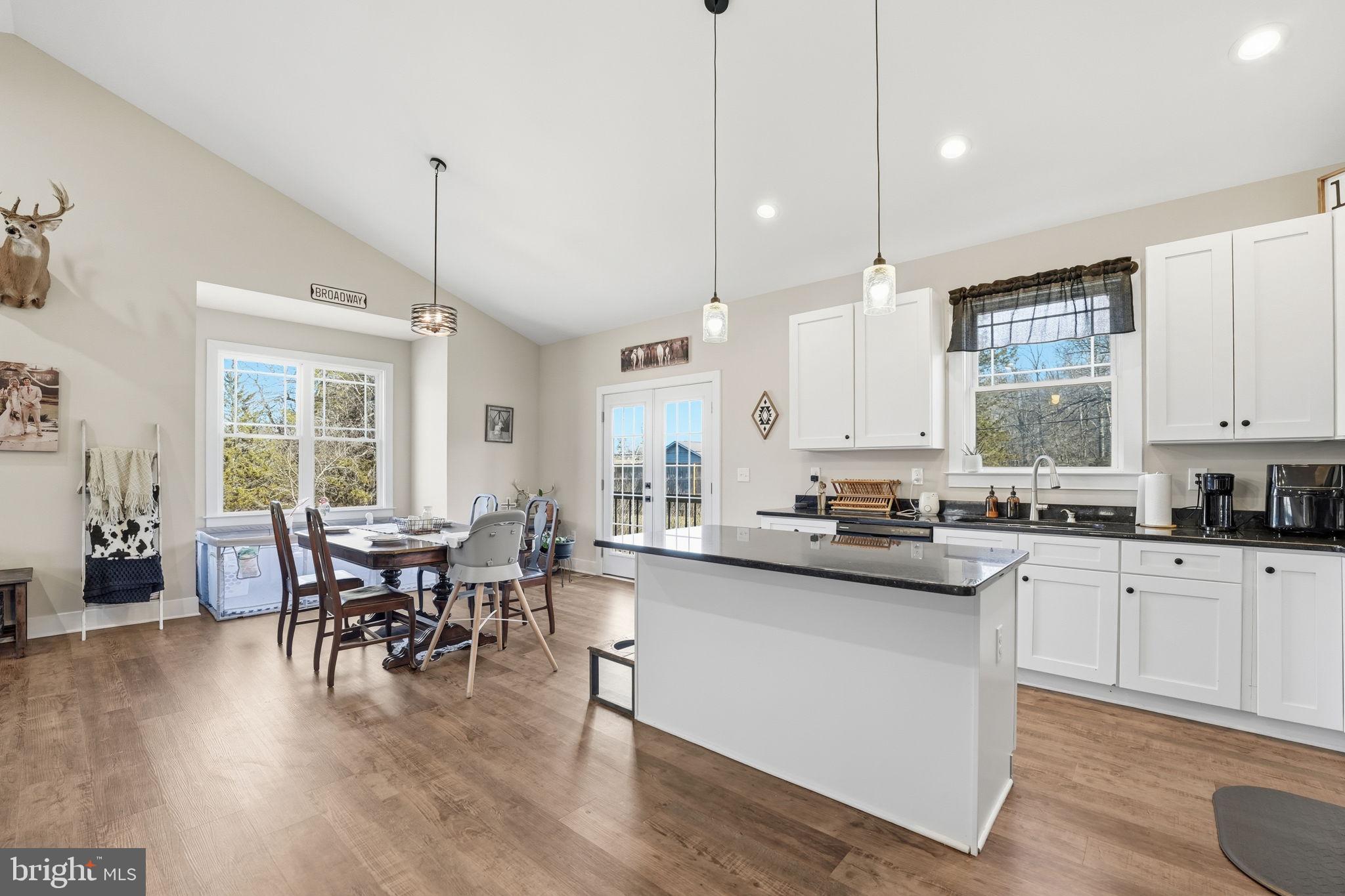 11183 Drogheda Mountain Road Culpeper, VA 22701 - Photo 11 of 60 a kitchen with appliances a sink a counter top space and living room view