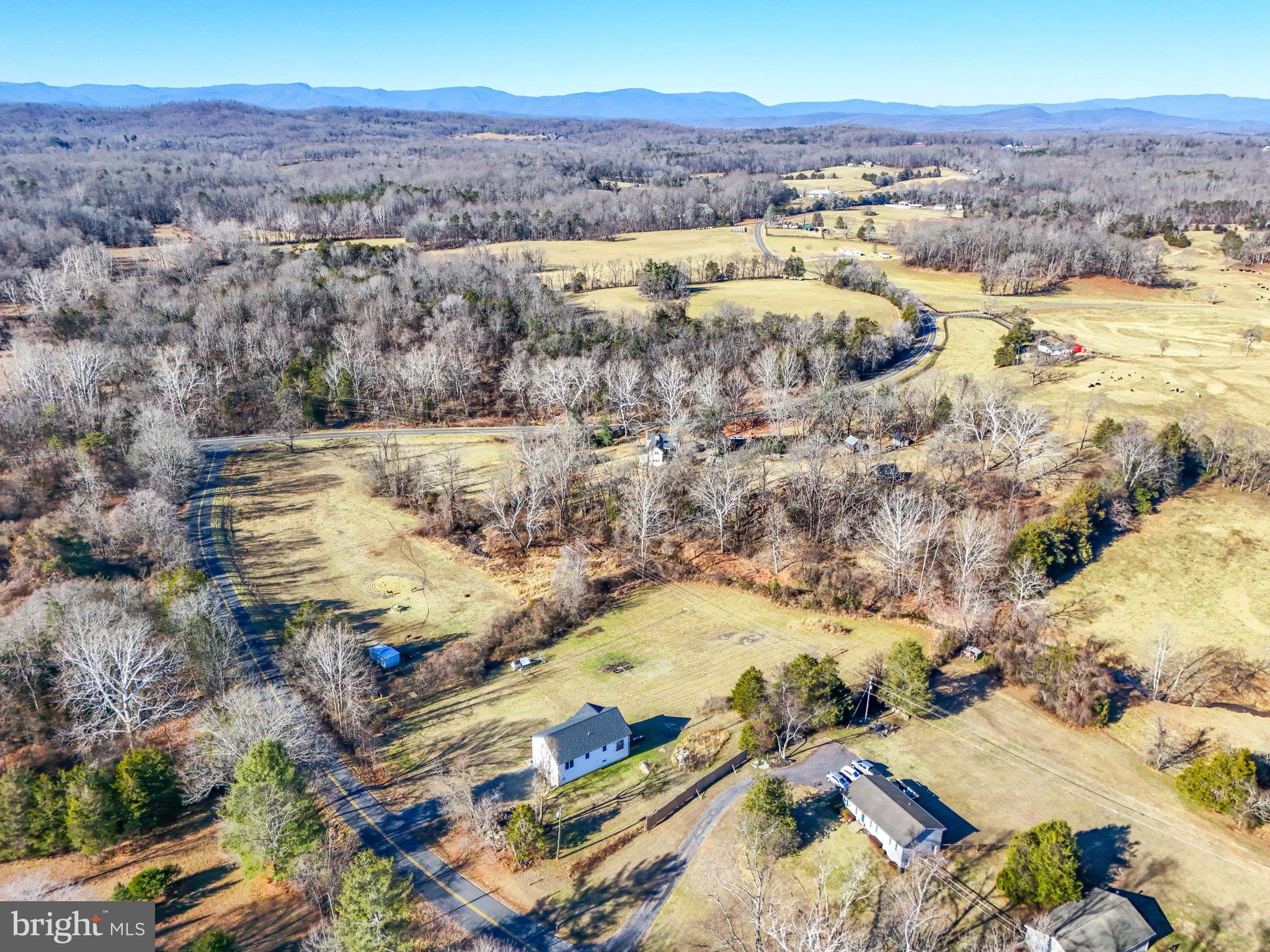 11183 Drogheda Mountain Road Culpeper, VA 22701 - Photo 47 of 60 an aerial view of ocean and residential houses with outdoor space