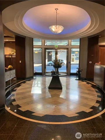 a view of a living room