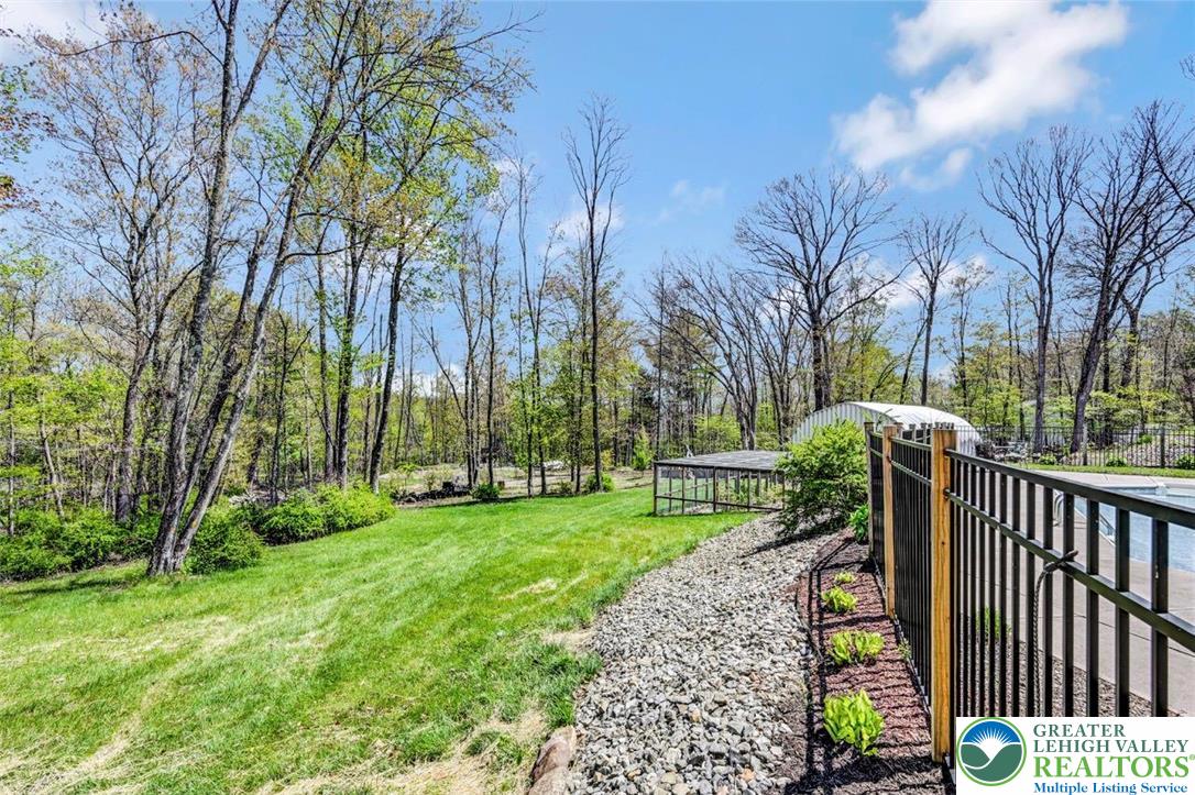 1284 Burger Hollow Road Effort, PA 18330 - Photo 94 of 100 Fenced Pool Overlooks Yard Space
