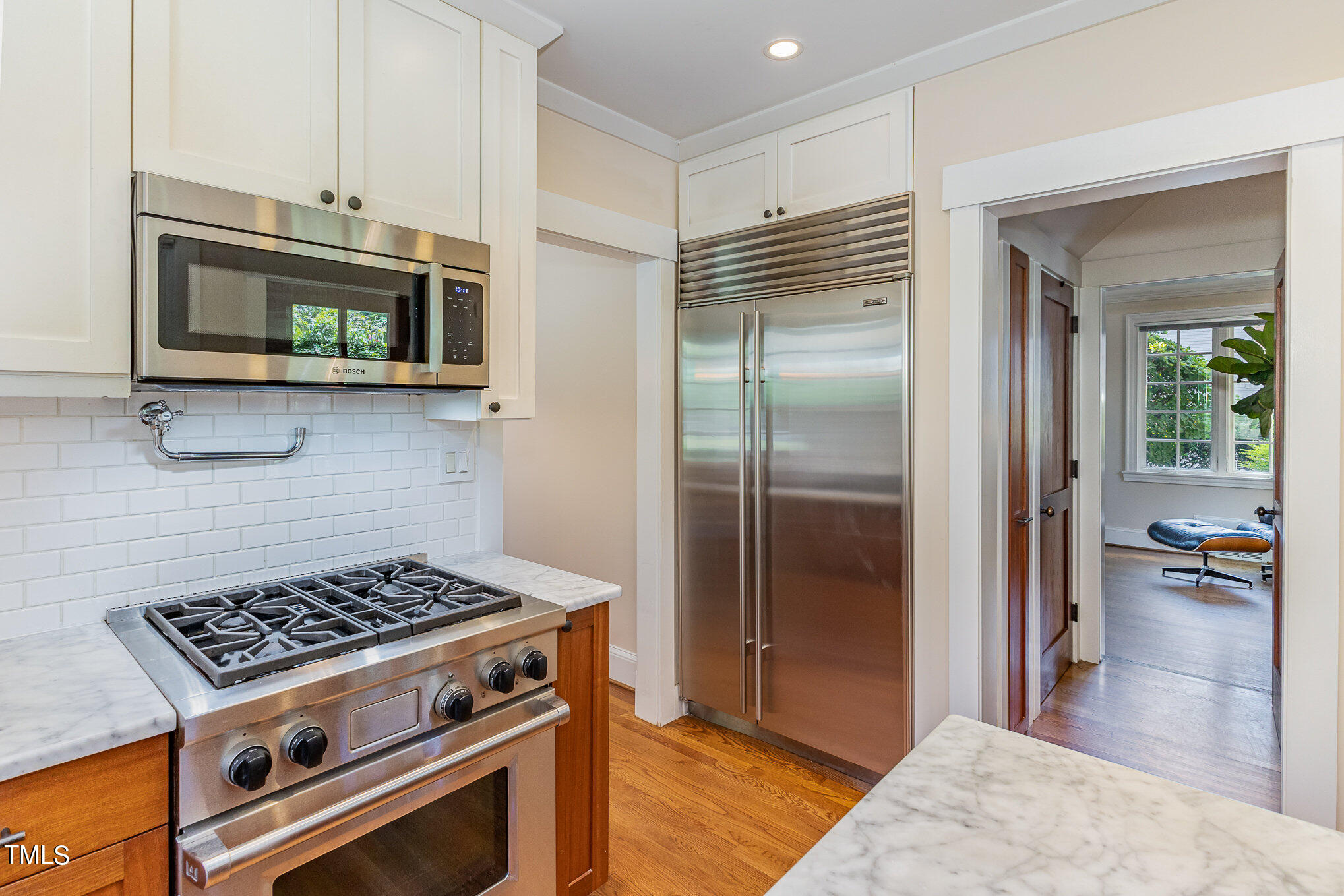 1629 St Marys Street Raleigh, NC 27608 - Photo 19 of 39 Built in Stainless Steel SubZero refrigerator.