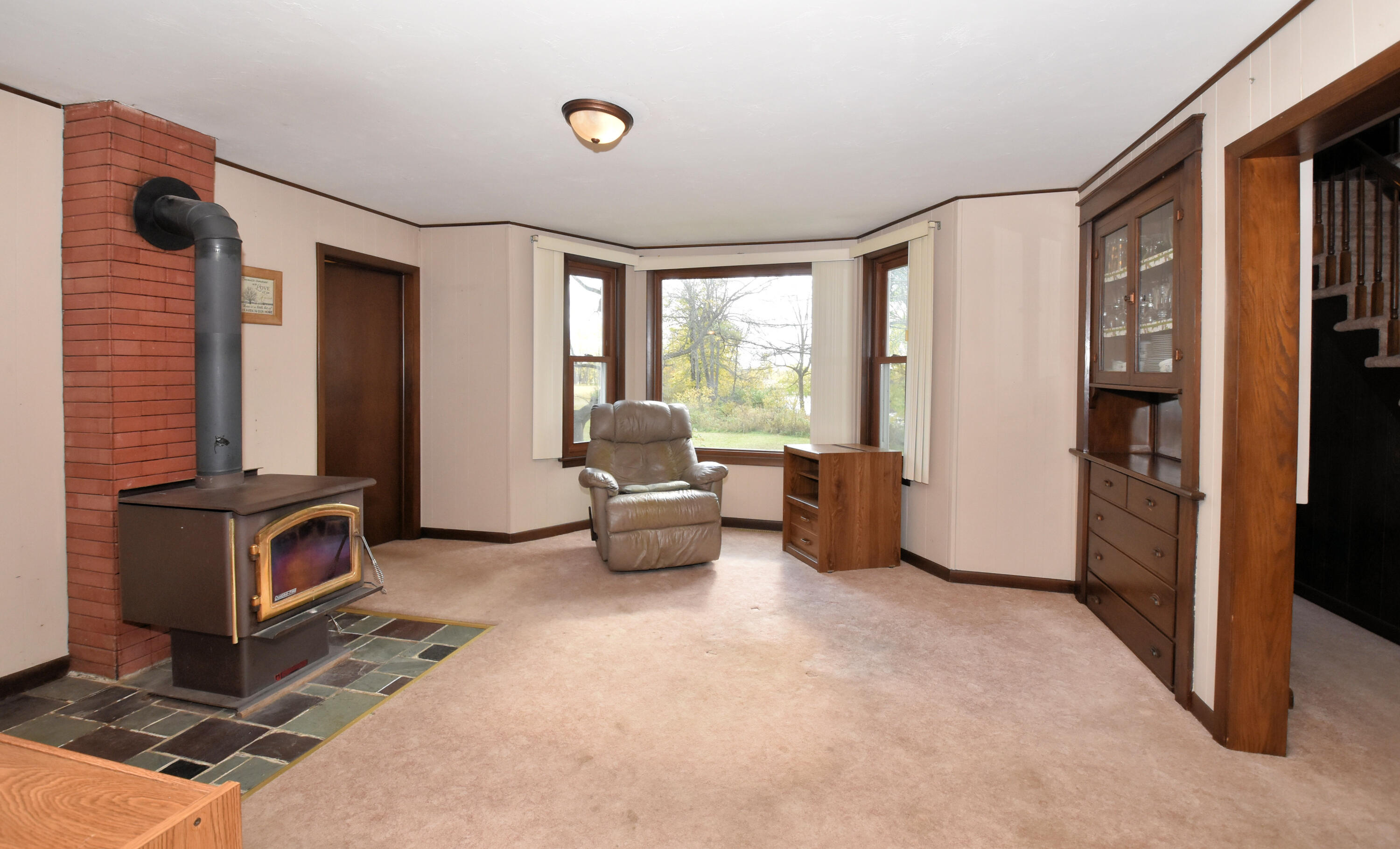 W2951 Monroe Road Ixonia, WI 53036 - Photo 12 of 36 Dining Room with built in hutch