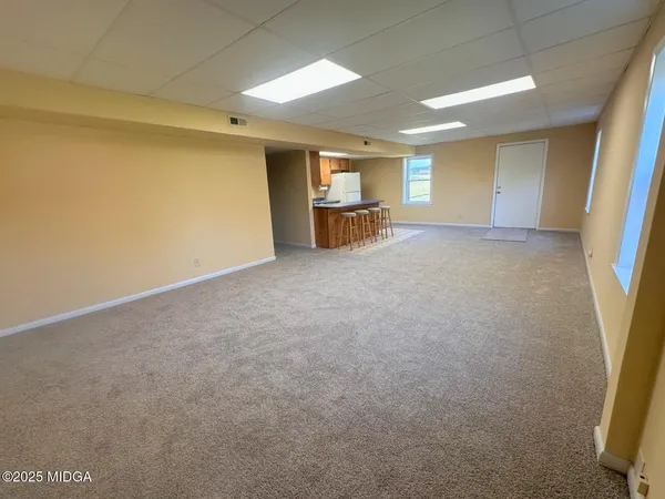 a view of a livingroom with a furniture
