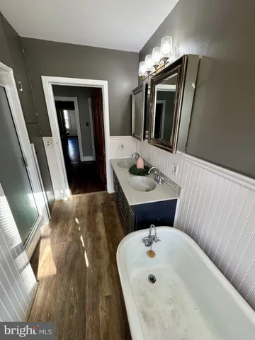 wooden floor in an empty room