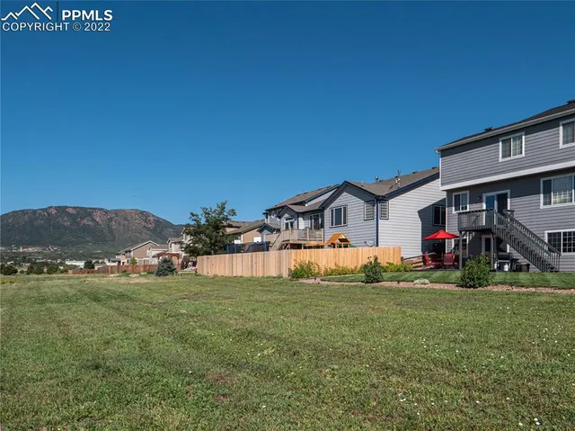 a view of outdoor space and deck