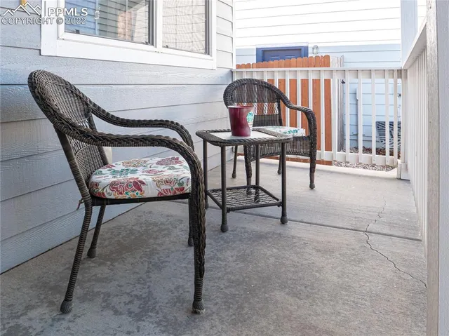 a view of a livingroom with furniture