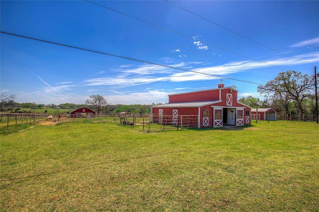 7359 Highway 154 Sulphur Springs, TX 75482 - Photo 33 of 40 One of THREE stables on property; this one has four stalls, tack room, hay storage. Another stable is visible in background