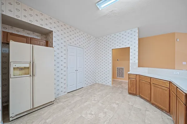 a view of a kitchen with an oven