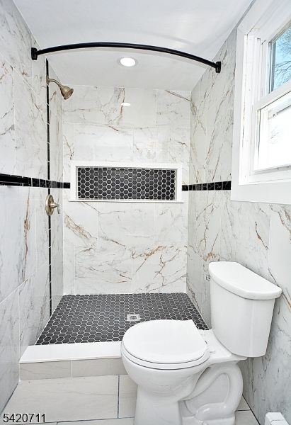 1324 George Street Plainfield, NJ 07062 - Photo 20 of 24 a bathroom with a toilet and a shower