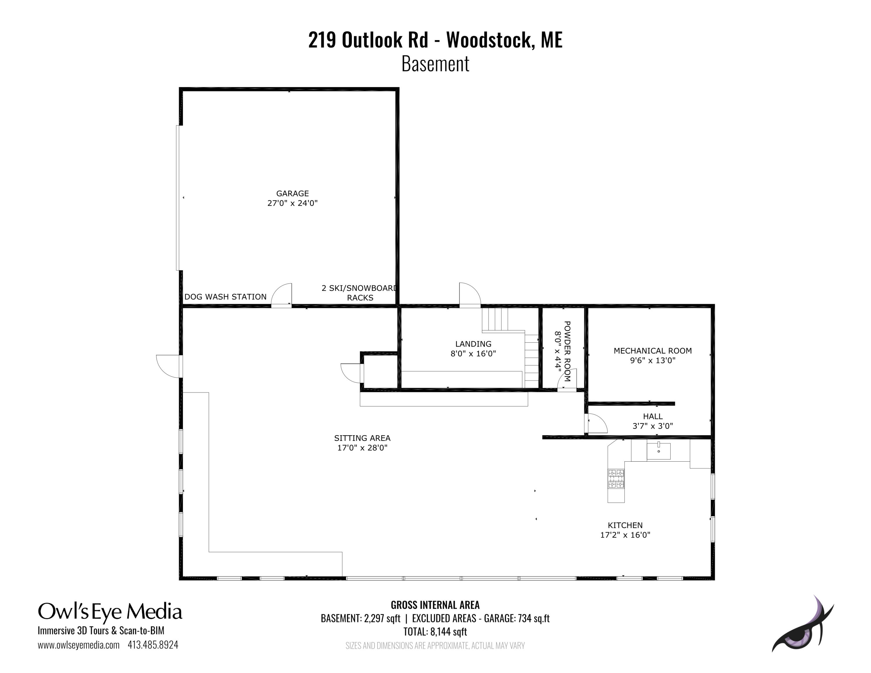 219 Outlook Road Bryant Pond, ME 04219 - Photo 41 of 43 2-219OutlookRd-Woodstock_FloorPlans-Base
