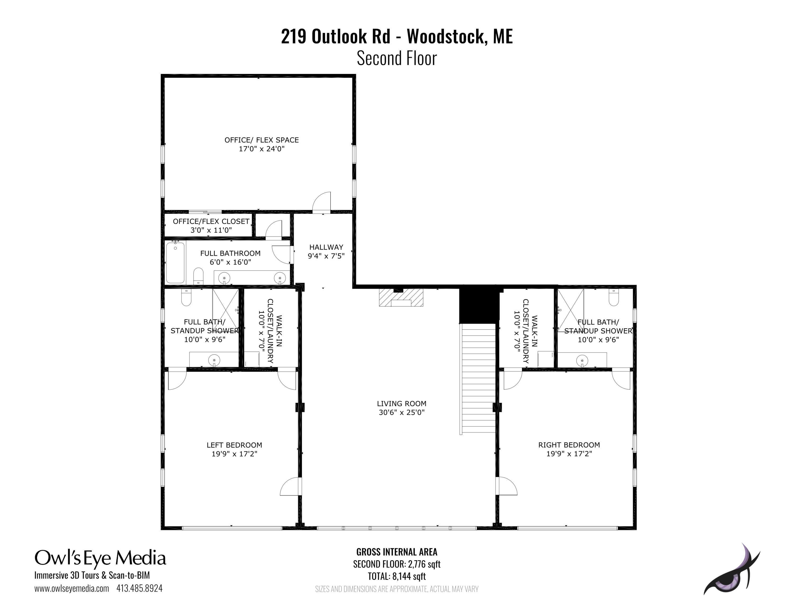 219 Outlook Road Bryant Pond, ME 04219 - Photo 43 of 43 1-219OutlookRd-Woodstock_FloorPlans-Floo