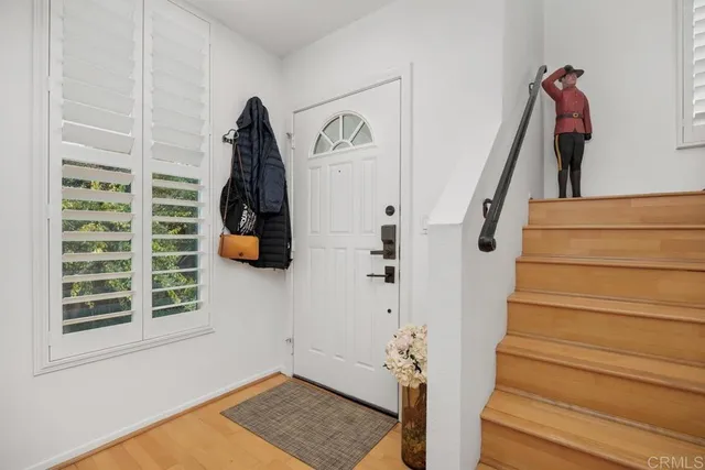 a view of entryway and hall