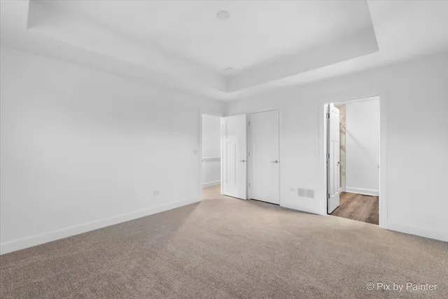 a backyard of a house