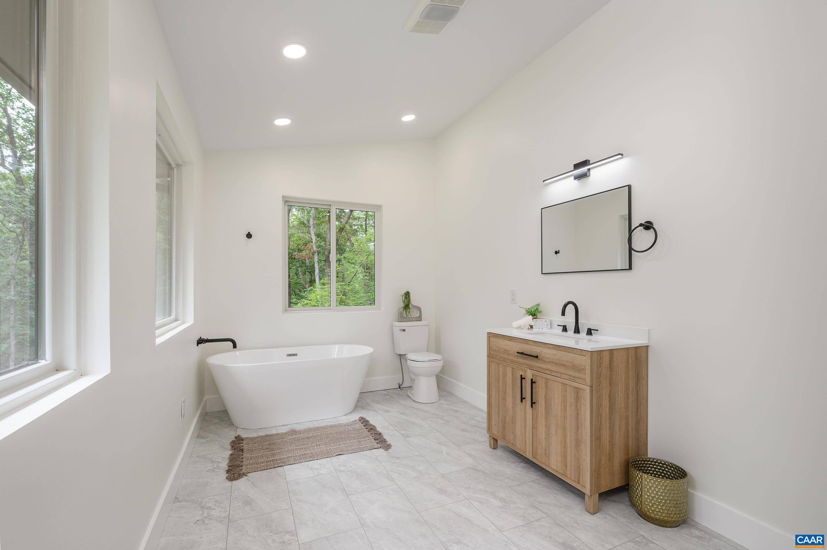 960 Broad Axe Road Charlottesville, VA 22903 - Photo 26 of 39 a spacious bathroom with a toilet sink and mirror