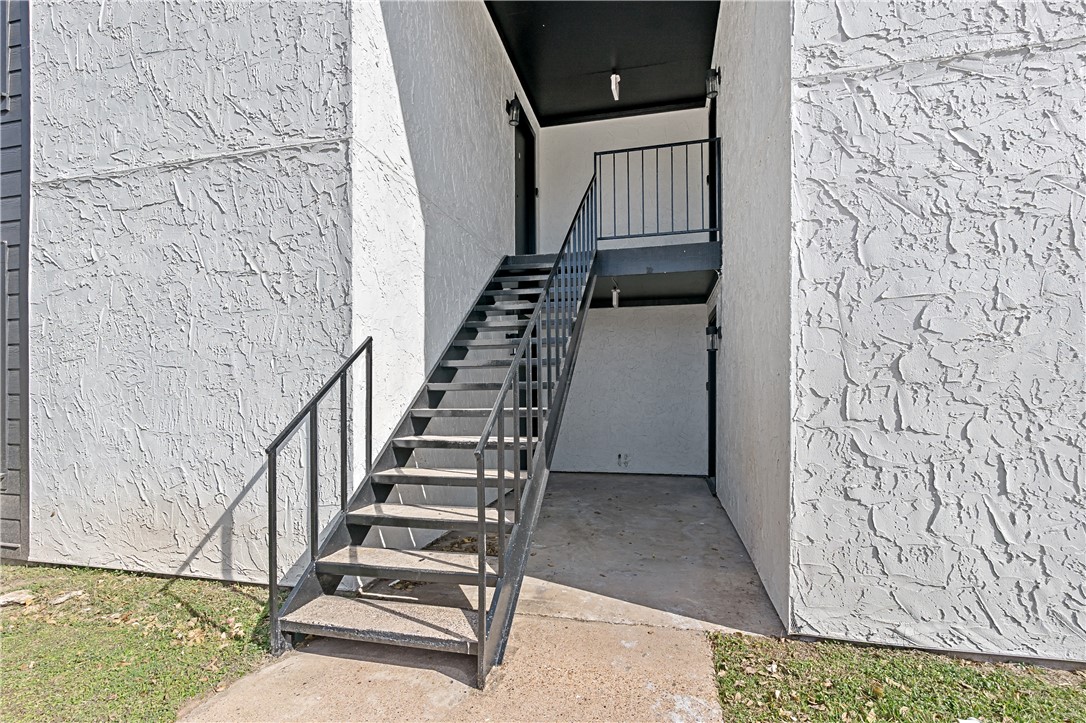 1503 Alpine Circle, Unit A College Station, TX 77840 - Photo 3 of 18 a view of entryway with a front door