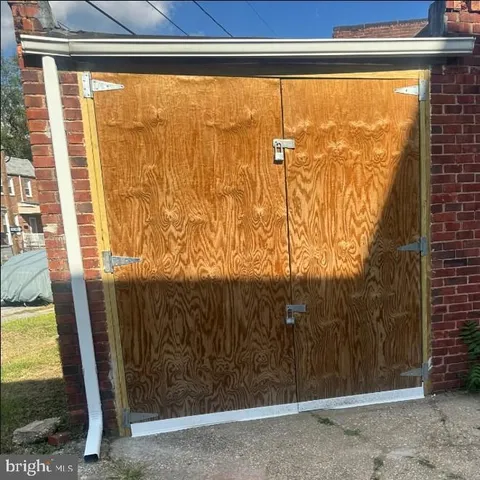a bathroom with a window