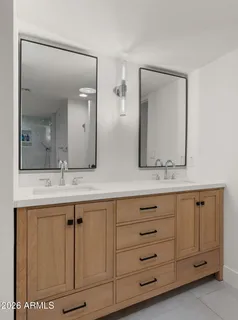 a view of walk in closet and storage