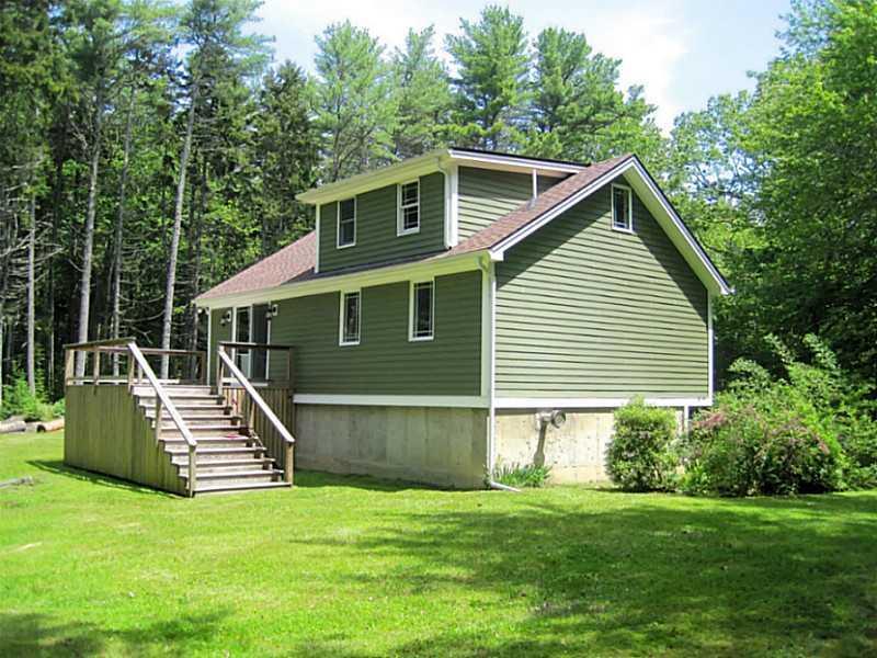 9 Collamore Road Bremen, ME 04551 - Photo 3 of 24 Exterior Back. View of the back deck...