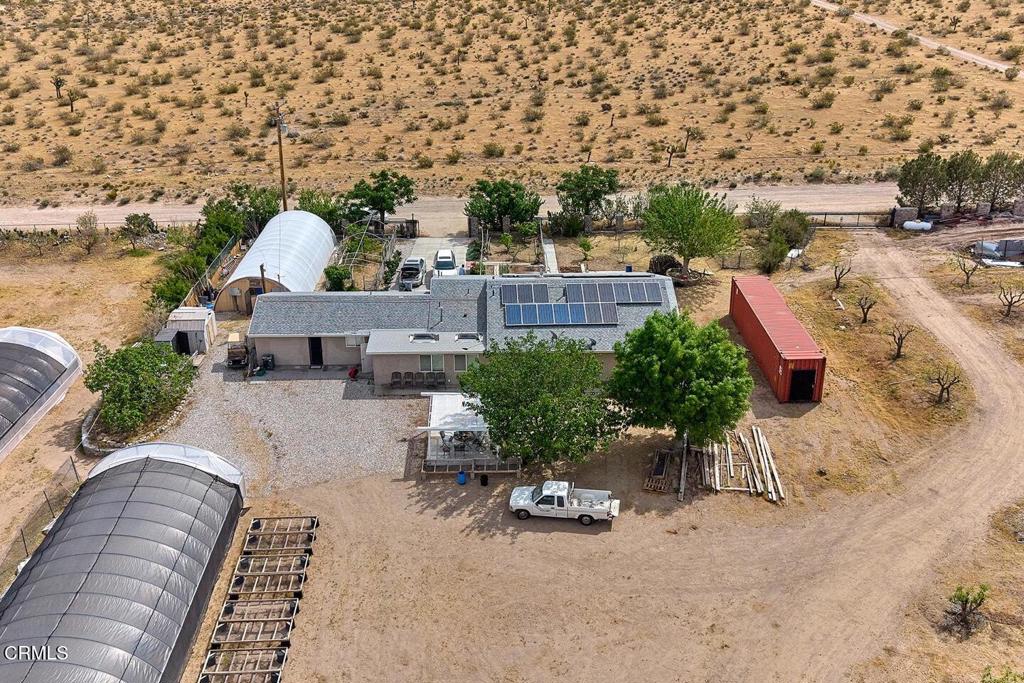 9494 Baker Road Lucerne Valley, CA 92356 - Photo 10 of 56 an aerial view of a house with outdoor space