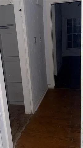 wooden floor in a bathroom